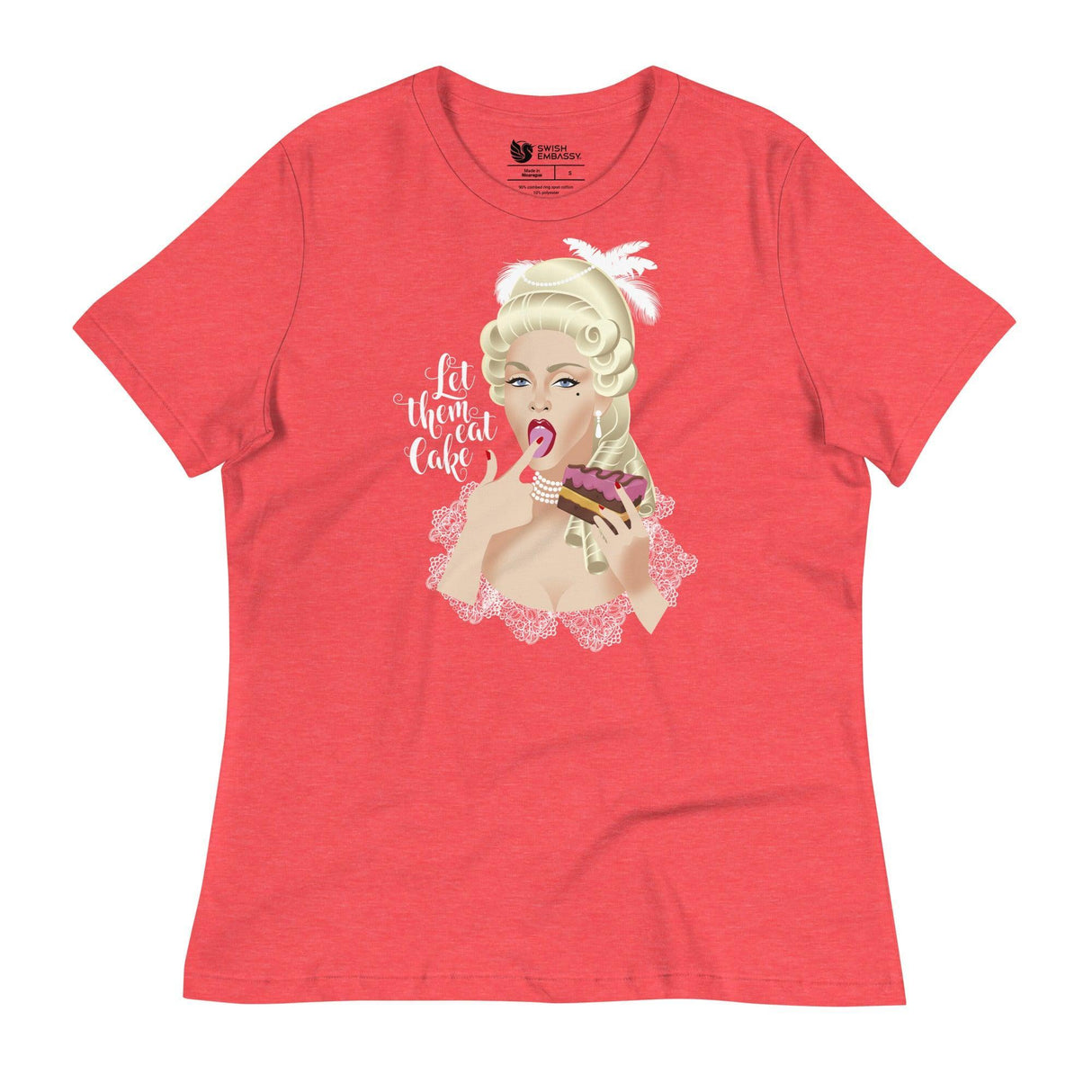 Let Them Eat Cake (Women's Relaxed T-Shirt)-Women's T-Shirts-Swish Embassy