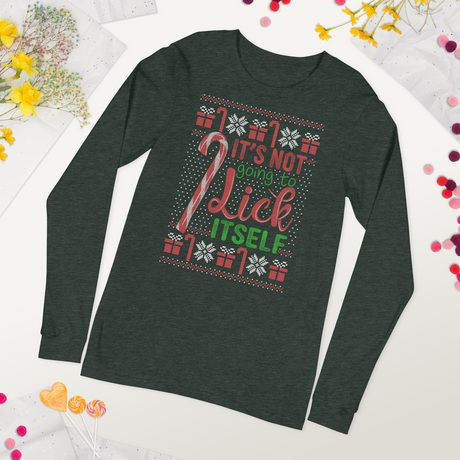 Lick Itself (Ugly Christmas)-Ugly Christmas Apparel-Swish Embassy