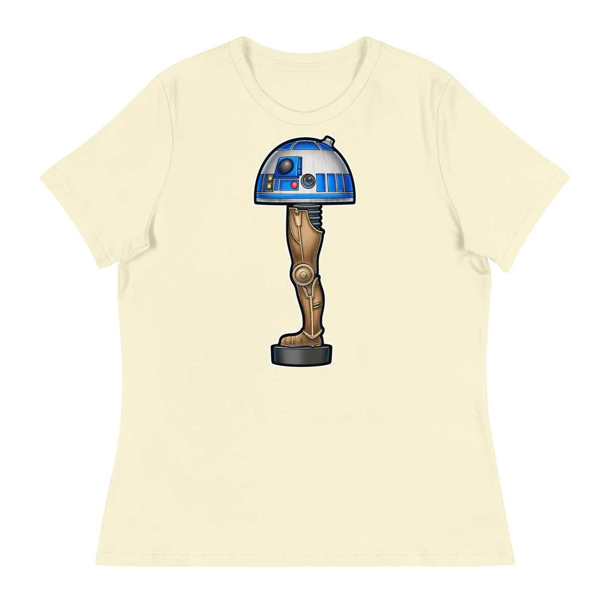 Light Droid (Women's Relaxed T-Shirt)-Women's T-Shirts-Swish Embassy