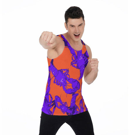 Lobster (Allover Tank Top)-Allover Tank Top-Swish Embassy