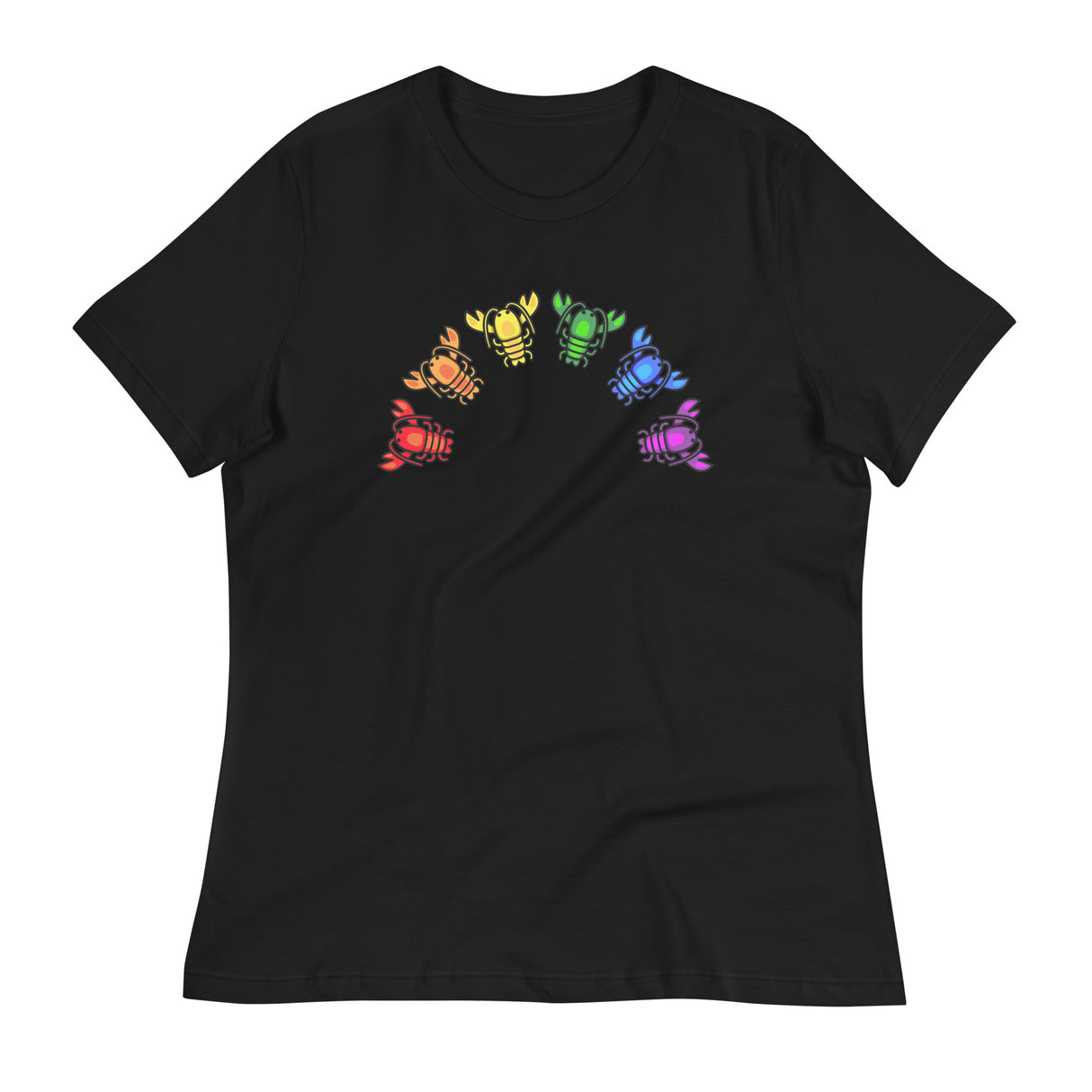 Lobster Pride (Women's Relaxed T-Shirt)-Women's T-Shirts-Swish Embassy