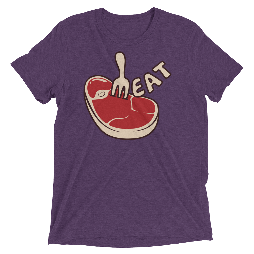 Meat (Triblend)-Triblend T-Shirt-Swish Embassy