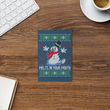 Melts in Your Mouth (Greeting card)-Christmas Card-Swish Embassy