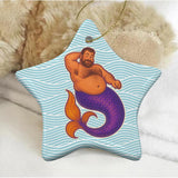 Mer-Grrr (Ceramic Holiday Keepsake)-Ceramic Holiday Keepsake-Swish Embassy