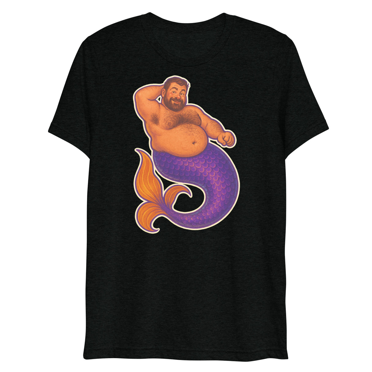 Mer-Grrr (Triblend)-Triblend T-Shirt-Swish Embassy