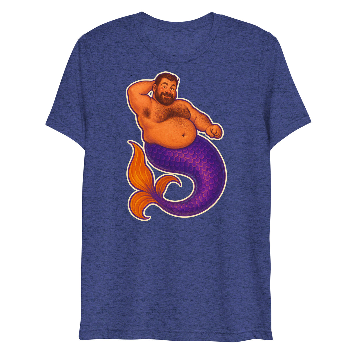 Mer-Grrr (Triblend)-Triblend T-Shirt-Swish Embassy