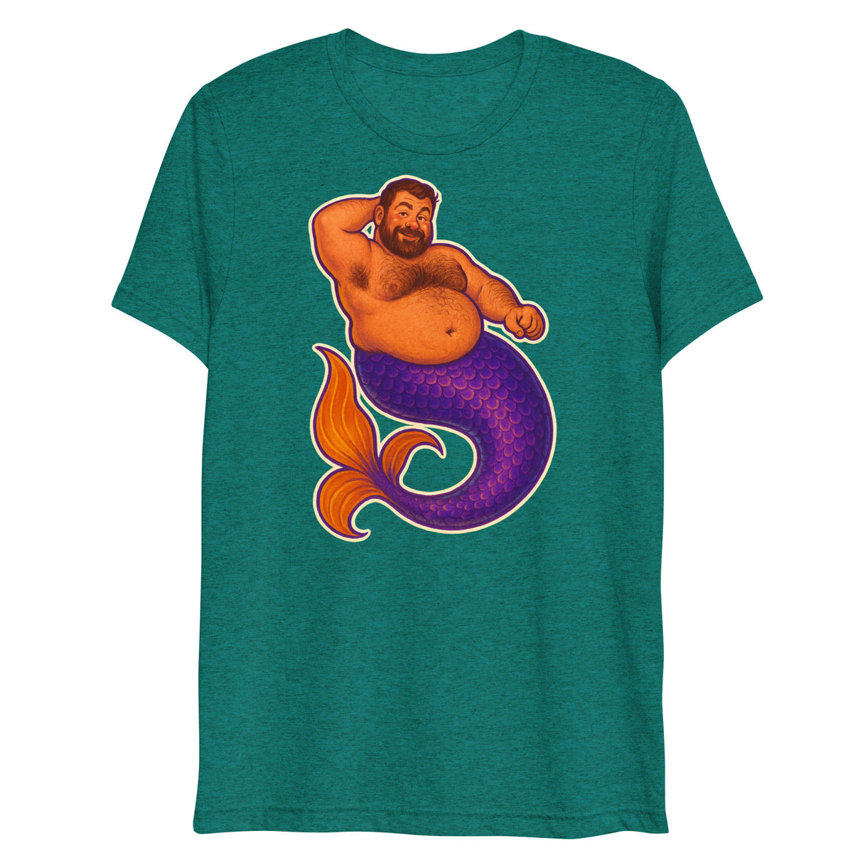 Mer-Grrr (Triblend)-Triblend T-Shirt-Swish Embassy