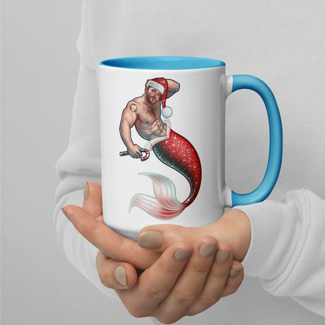 Merman Christmas (Christmas Mugs)-Mugs-Swish Embassy