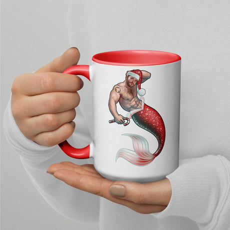 Merman Christmas (Christmas Mugs)-Mugs-Swish Embassy