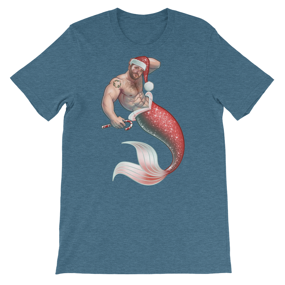 Merman Christmas-T-Shirts-Swish Embassy