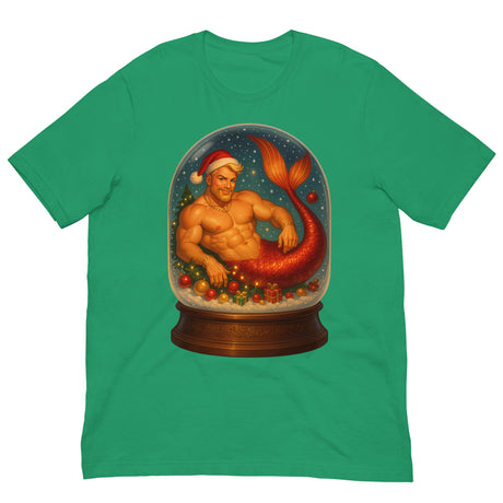 Merman in a Snow Globe-T-Shirts-Swish Embassy