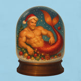 Merman in a Snow Globe-T-Shirts-Swish Embassy