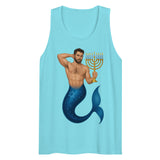 Mermenorah (Tank top)-Christmas Tank Tops-Swish Embassy