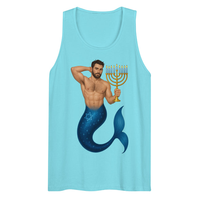 Mermenorah (Tank top)-Tank Top-Swish Embassy