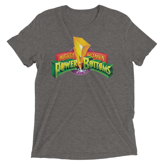 Mighty Moanin' Power Bottoms (Triblend)-Triblend T-Shirt-Swish Embassy