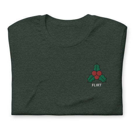 Mistletoe (Flirt)-Christmas T-Shirts-Swish Embassy