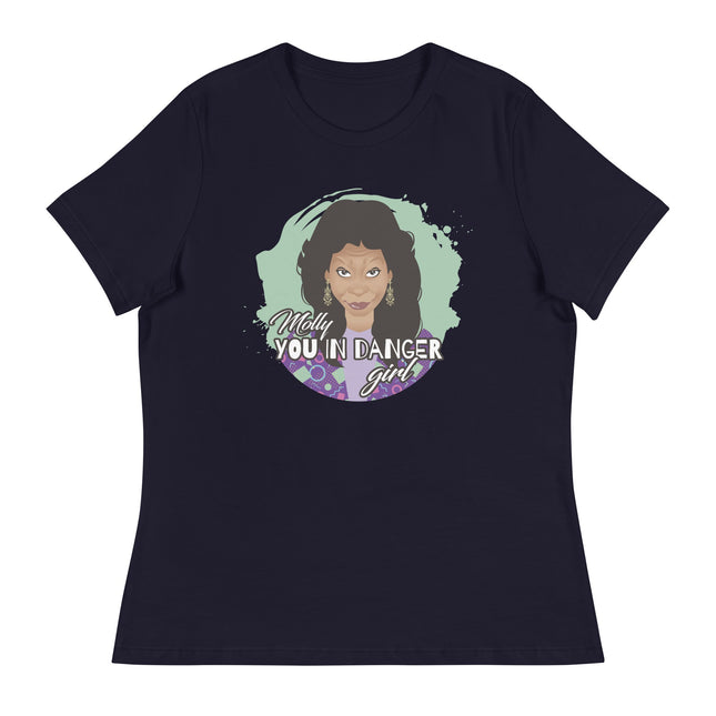 Molly You in Danger Girl (Women's Relaxed T-Shirt)-Women's T-Shirts-Swish Embassy