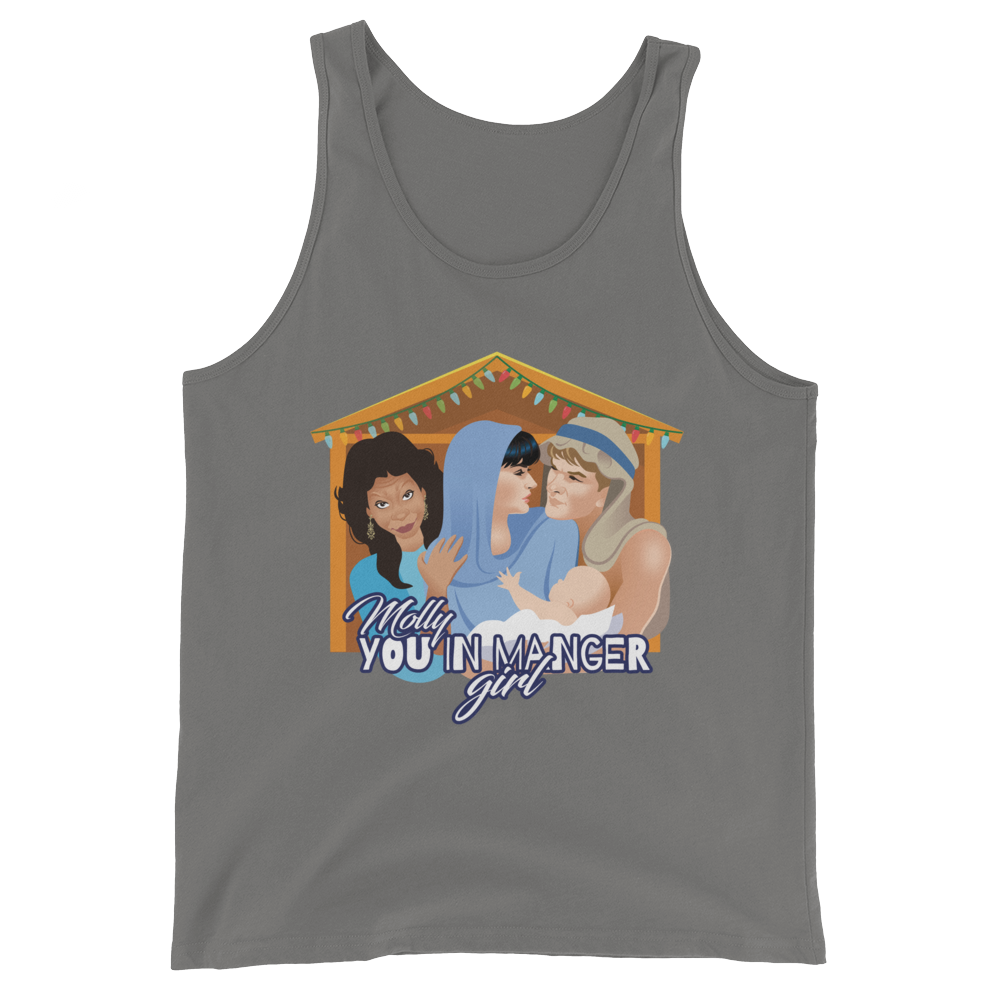 Molly, You in Manger Girl! (Tank Top)-Christmas Tanks-Swish Embassy