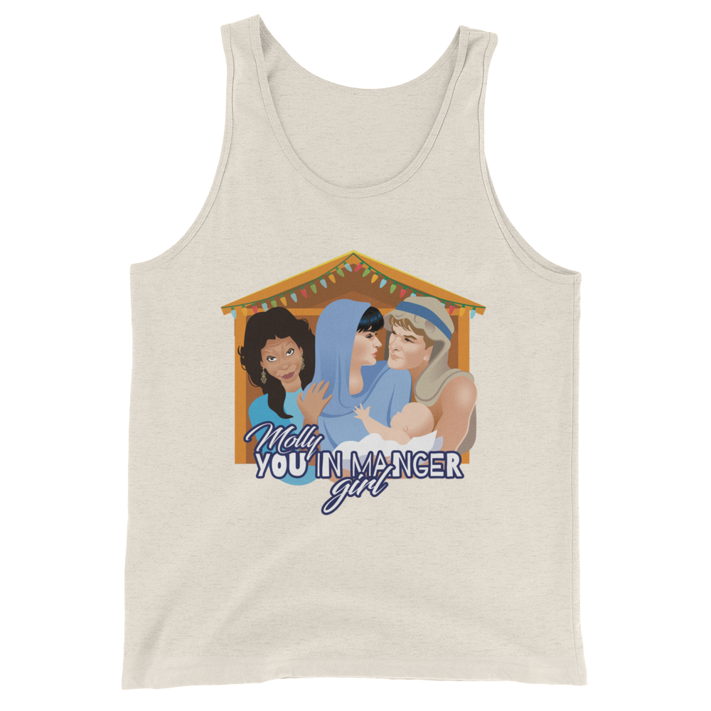 Molly, You in Manger Girl! (Tank Top)-Christmas Tanks-Swish Embassy