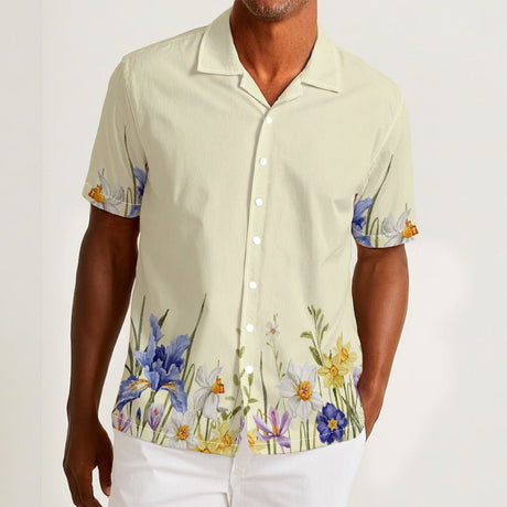 Morning Sunshine (Cotton Button Shirt)-Cotton Button Shirt-Swish Embassy