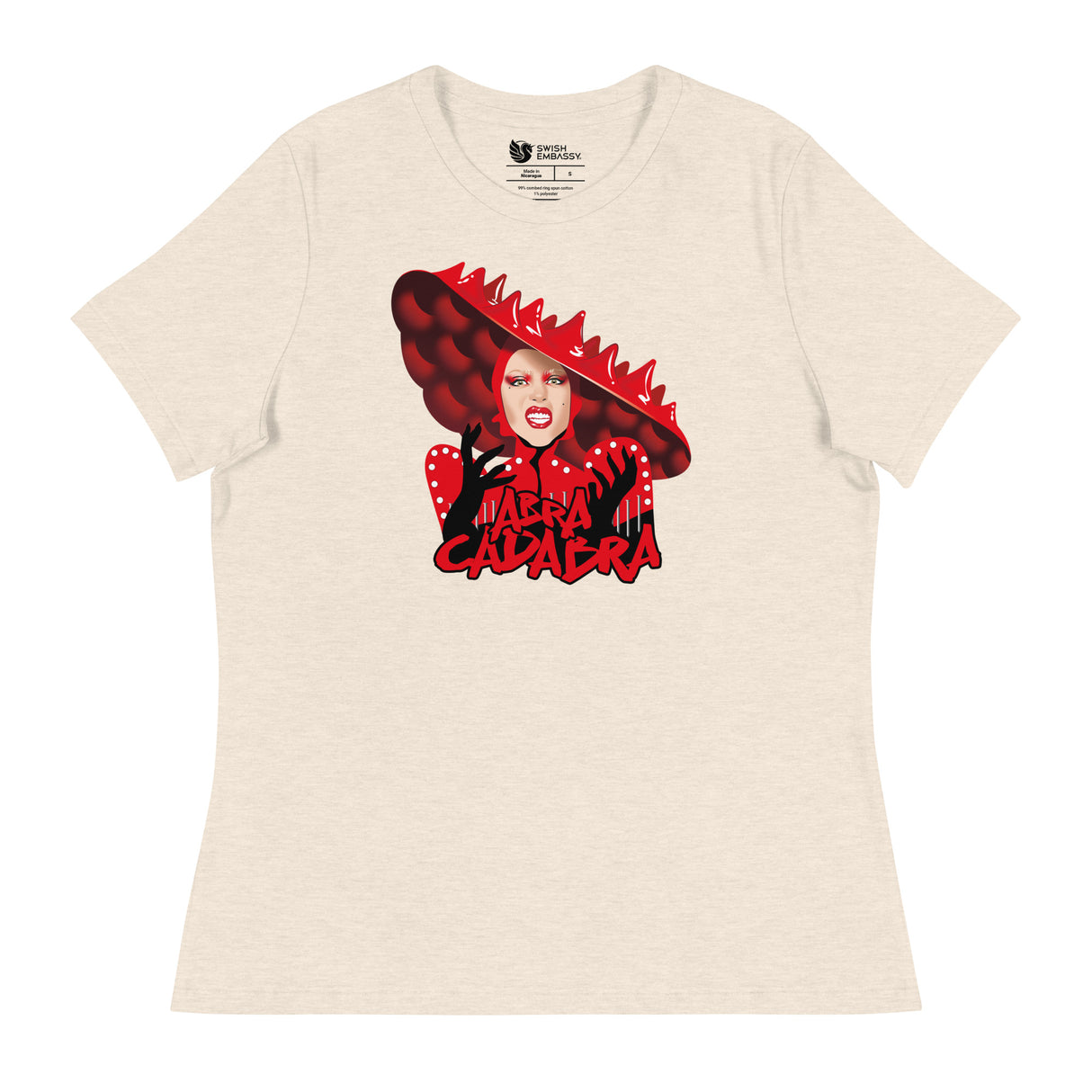 Mushroom (Women's Relaxed T-Shirt)-Women's T-Shirts-Swish Embassy