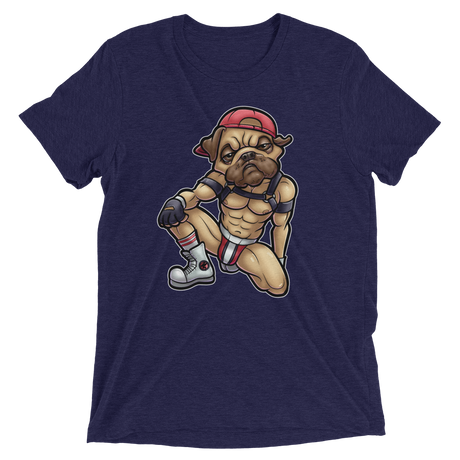 Nasty Pug (Triblend)-Triblend T-Shirt-Swish Embassy