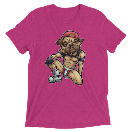 Nasty Pug (Triblend)-Triblend T-Shirt-Swish Embassy