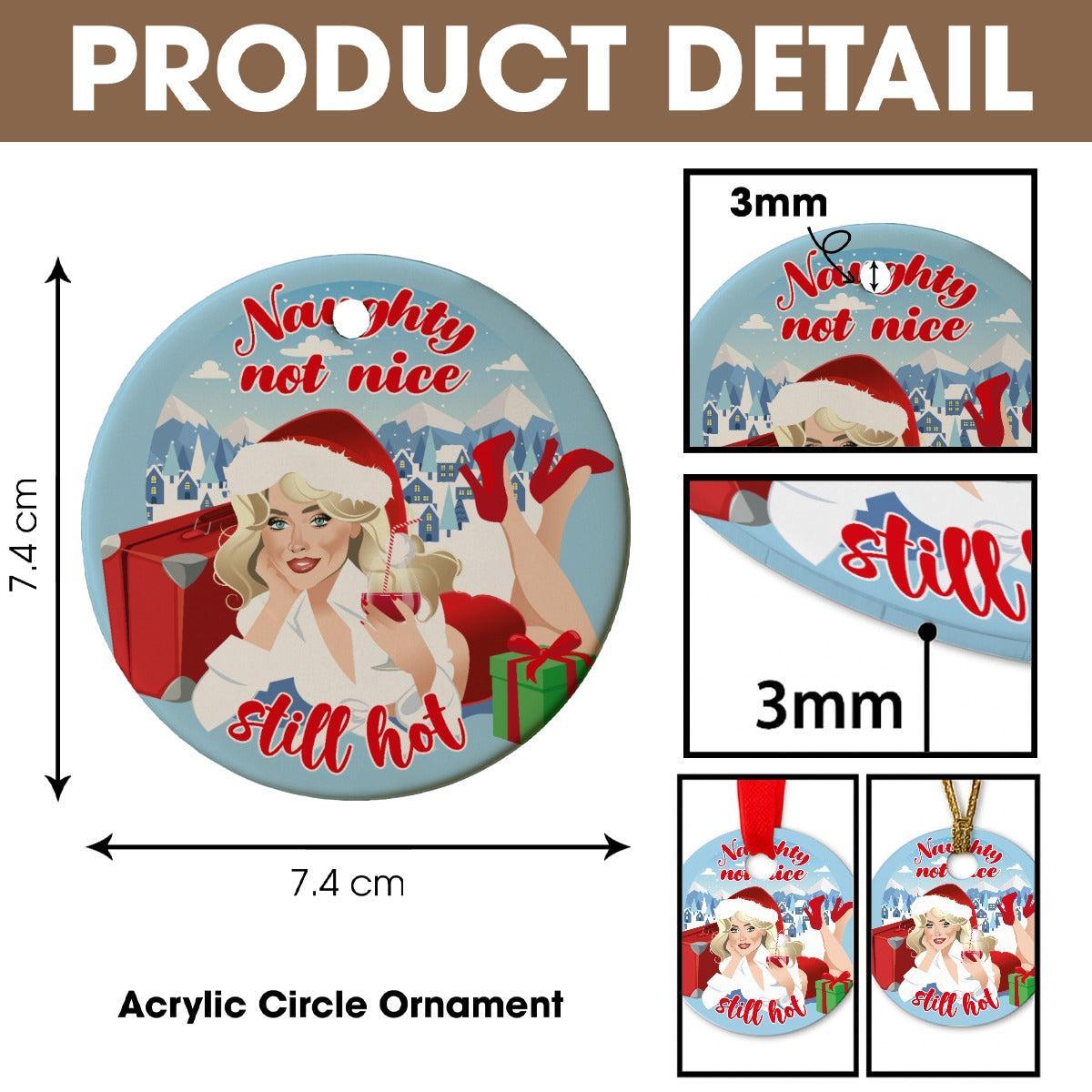 Naughty Not Nice (Ceramic Holiday Keepsake)-Ceramic Holiday Keepsake-Swish Embassy