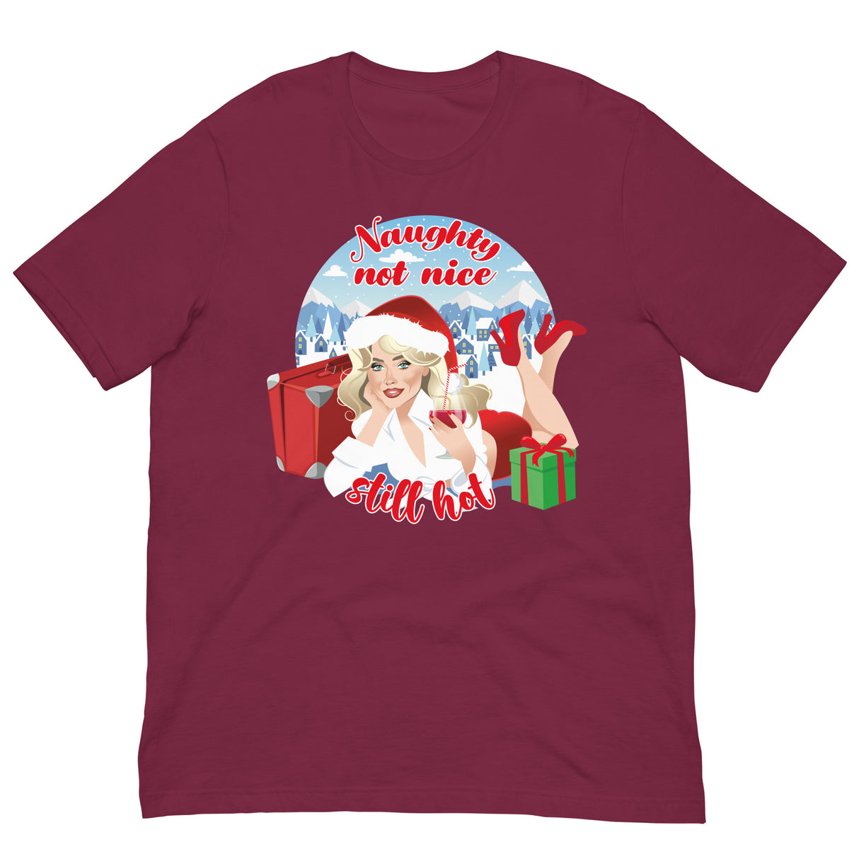 Naughty Not Nice-Christmas T-Shirts-Swish Embassy