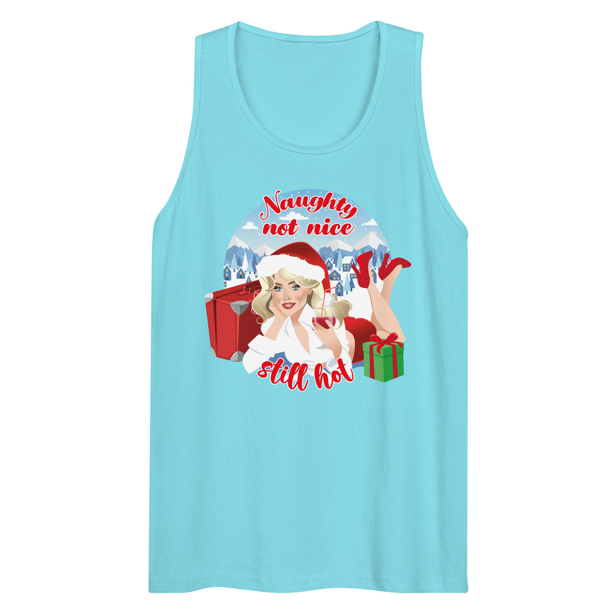 Naughty Not Nice (Tank top)-Tank Top-Swish Embassy