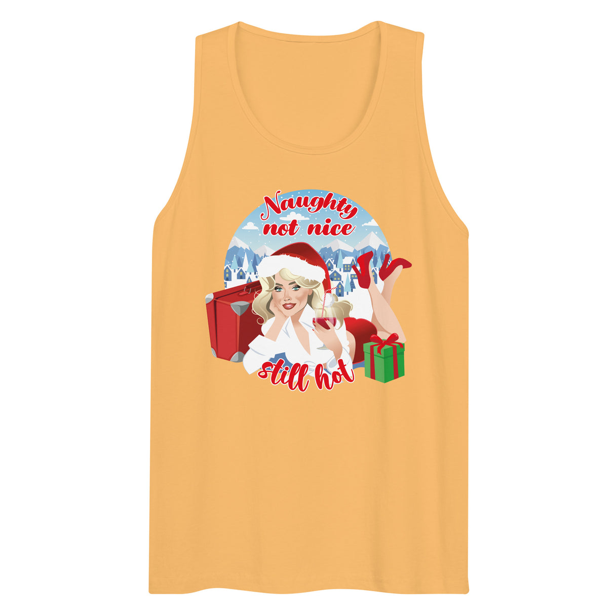 Naughty Not Nice (Tank top)-Tank Top-Swish Embassy