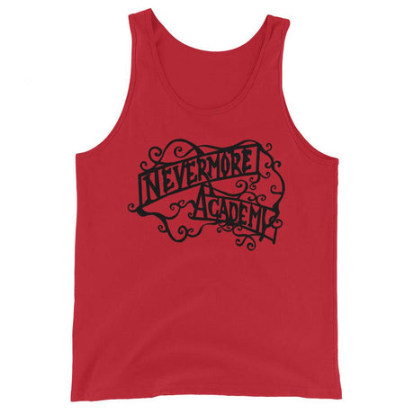 Nevermore Academy (Tank Top)-Halloween Tank-Swish Embassy