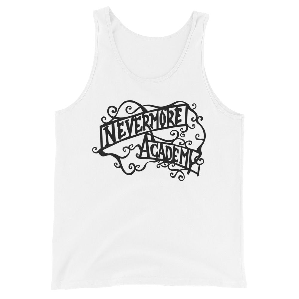 Nevermore Academy (Tank Top)-Halloween Tank-Swish Embassy