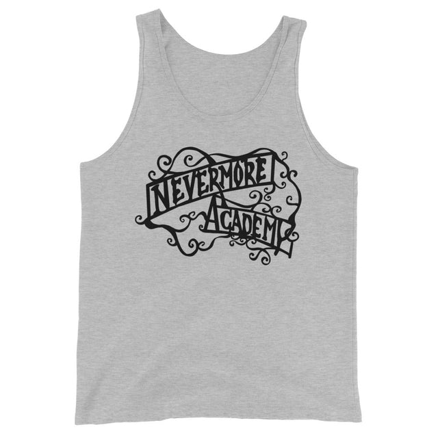 Nevermore Academy (Tank Top)-Halloween Tank-Swish Embassy