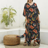 Nocturnal Banana (Kaftan)-Kaftan-Swish Embassy