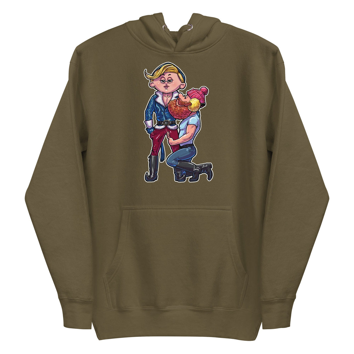 North Pole's Top Elf (Hoodie)-Christmas Hoodies-Swish Embassy