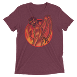 Not Today Satan (Triblend)-Triblend T-Shirt-Swish Embassy