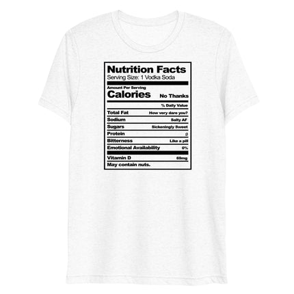 Nutritional Facts (Triblend)-Triblend T-Shirt-Swish Embassy