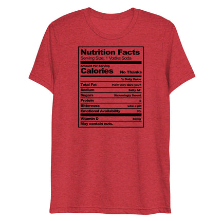 Nutritional Facts (Triblend)-Triblend T-Shirt-Swish Embassy