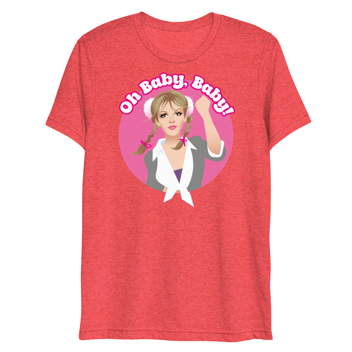 Oh Baby (Triblend)-Triblend T-Shirt-Swish Embassy