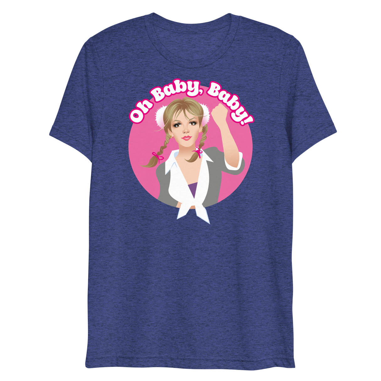 Oh Baby (Triblend)-Triblend T-Shirt-Swish Embassy