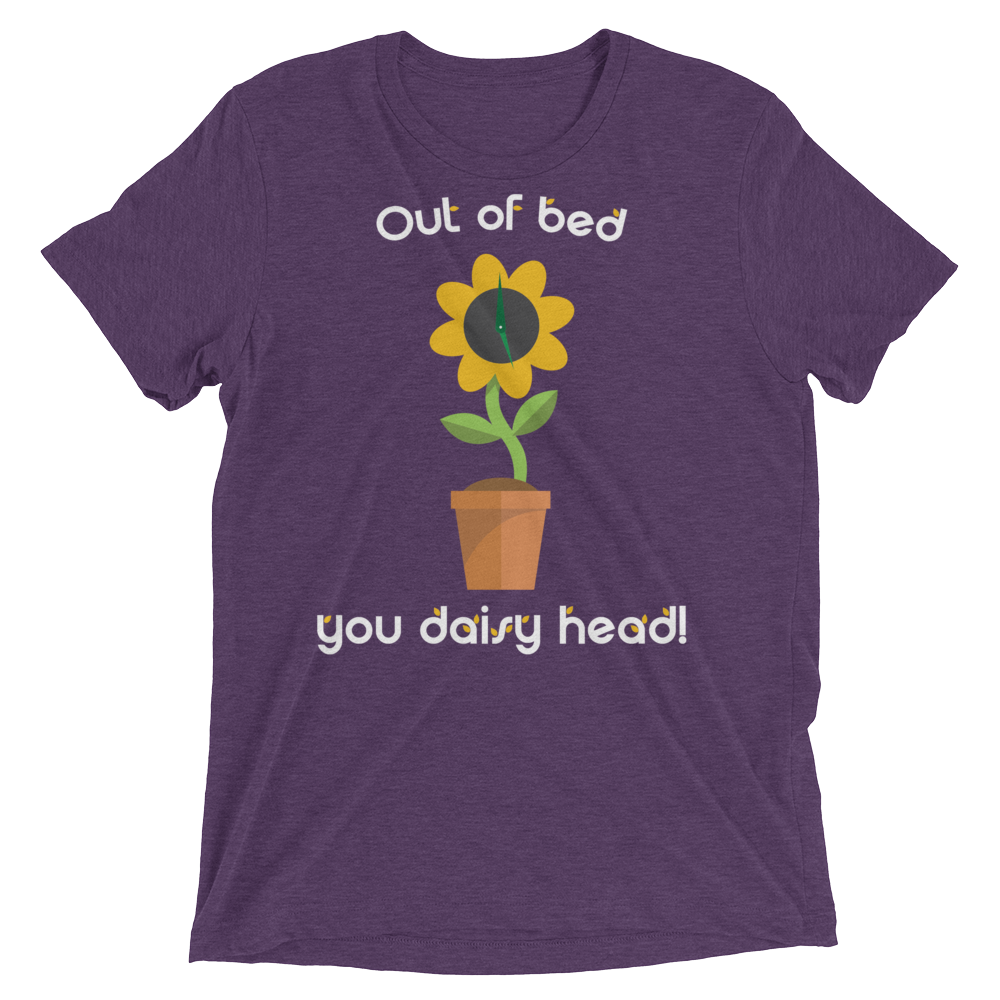 Out of bed you daisy head (Triblend)-Triblend T-Shirt-Swish Embassy