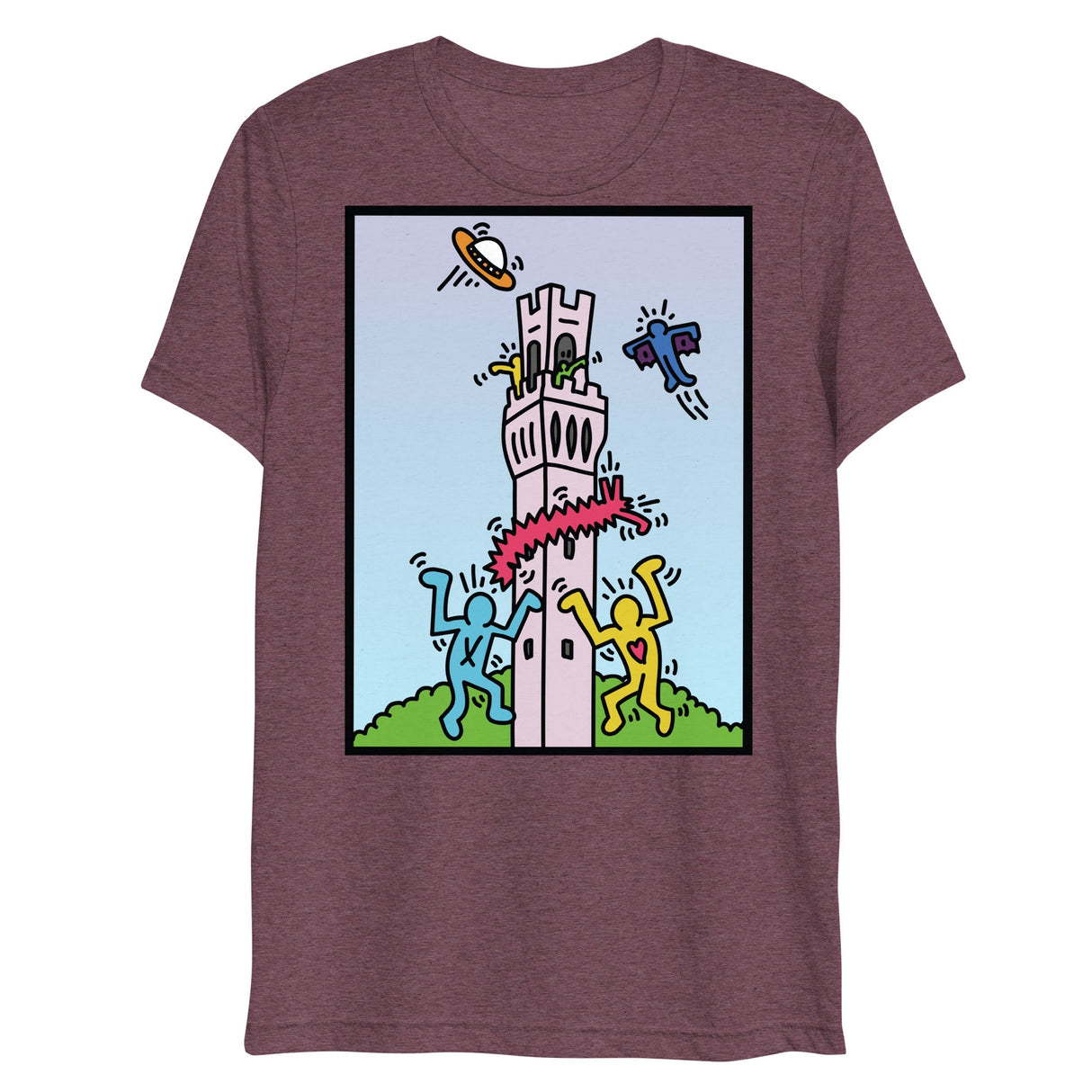 PTown Monument (Triblend)-Triblend T-Shirt-Swish Embassy