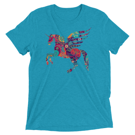 Paisley Pegacorn (Triblend)-Triblend T-Shirt-Swish Embassy