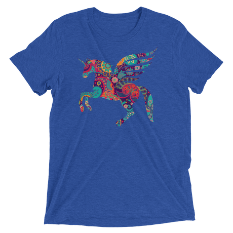 Paisley Pegacorn (Triblend)-Triblend T-Shirt-Swish Embassy