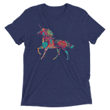 Paisley Unicorn (Triblend)-Triblend T-Shirt-Swish Embassy