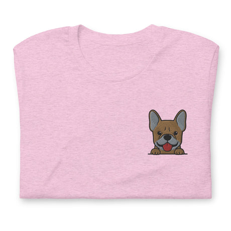 Pardon My Frenchie (Embroidered T-Shirt)-Embroidered T-Shirts-Swish Embassy