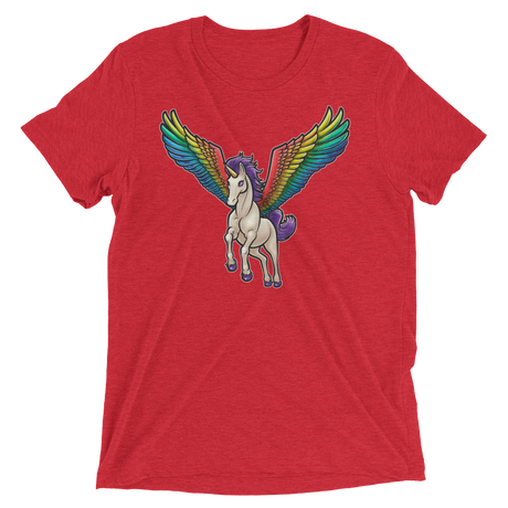 Pegasus Takes Flight (Triblend)-Triblend T-Shirt-Swish Embassy