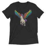 Pegasus Takes Flight (Triblend)-Triblend T-Shirt-Swish Embassy