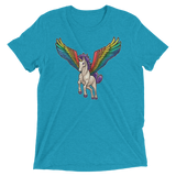 Pegasus Takes Flight (Triblend)-Triblend T-Shirt-Swish Embassy